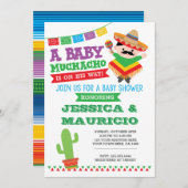 フィエスタボーイベビーシャワー招待状 招待状 (正面/裏面)