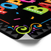 フィエスタポップコーンバーパーティーサインプリント ポスター (角)