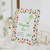 フィエスタマカラフルルガリータバー標識 台座サイン