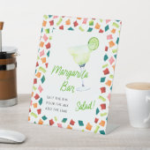 フィエスタマカラフルルガリータバー標識 台座サイン (インサイチュ)