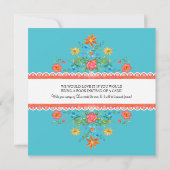 フィエスタマルガリタサボス男の赤ちゃんシャワーバナーアート 招待状 (裏面)