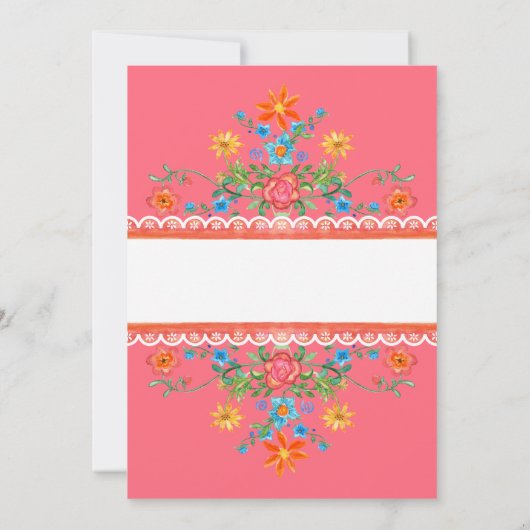 フィエスタマルガリタサボス15th誕生日キンセアニェラ 招待状 (裏面)