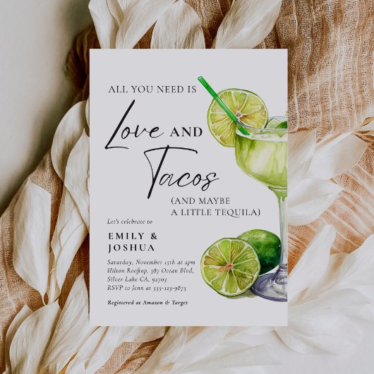 フィエスタマルガリータカップルシャワー 招待状