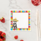 フィエスタミニチュアシュナウザー スタンダードカクテルナプキン (インサイチュ)