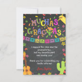 フィエスタムチャスグラシアス誕生日サンキューカード 招待状 (正面)