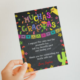 フィエスタムチャスグラシアス誕生日サンキューカード 招待状