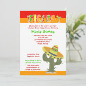 フィエスタメキシカンコデマヨブライダルシャワー招待状 招待状 (スタンド正面)