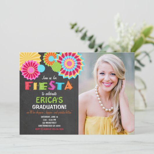 フィエスタメキシカンディレーションパーティー招待状フィエスタ 招待状 (スタンド正面)