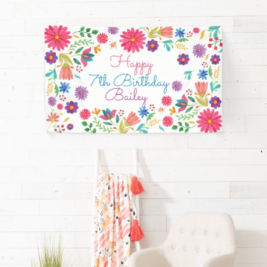 フィエスタメキシカーナフォークロアウォーター色フローラ 横断幕 (インサイチュ)