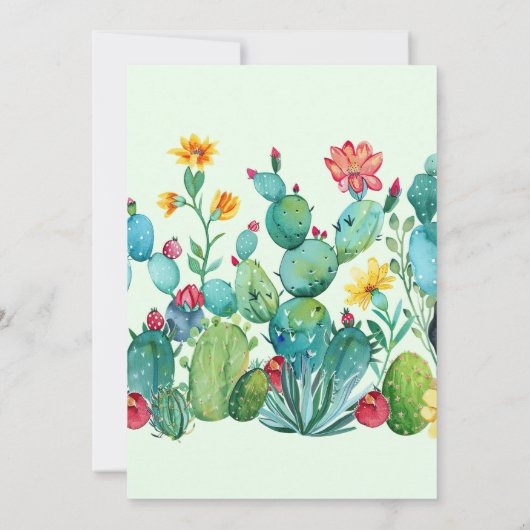 フィエスタメキシコカップルのシャワー 招待状 (裏面)