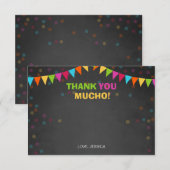 フィエスタメキシコサンキューカード誕生会 サンキューカード (正面/裏面)