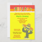 フィエスタメキシコテーマ5x7ブライダルシャワー招待状 招待状 (正面)