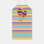 フィエスタメキシコパーティーサンキューユーメッセージカード ギフトタグ (裏面)