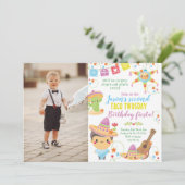 フィエスタメキシコピナタ誕生日招待 招待状 (スタンド正面)