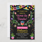 フィエスタメキシコフローラ誕生日 招待状 (正面)