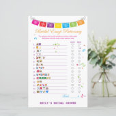 フィエスタメキシコブライダルシャワーゲームプリント (スタンド正面)