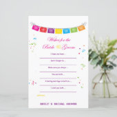 フィエスタメキシコブライダルシャワーゲームプリント (スタンド正面)