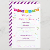 フィエスタメキシコブライダルシャワーゲームプリント (正面/裏面)