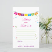 フィエスタメキシコブライダルシャワーゲームプリント (スタンド正面)