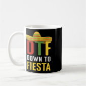 フィエスタメキシコメキシコCinco De Mayo Dtfまで コーヒーマグカップ (左)
