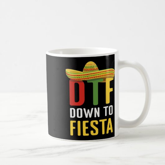 フィエスタメキシコメキシコCinco De Mayo Dtfまで コーヒーマグカップ (右)