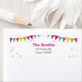 フィエスタメキシコ差出人住所ラベル ラベル (インサイチュ)