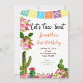 フィエスタメキシコ第1誕生日パーティの招待状 招待状 (正面)