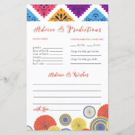 フィエスタメキシコ紙ファンアドバイス&予測カード