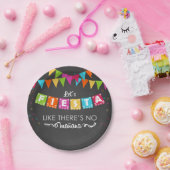 フィエスタメキシコ紙プレートパーティーマニアナ誕生日 ペーパープレート (パーティー)