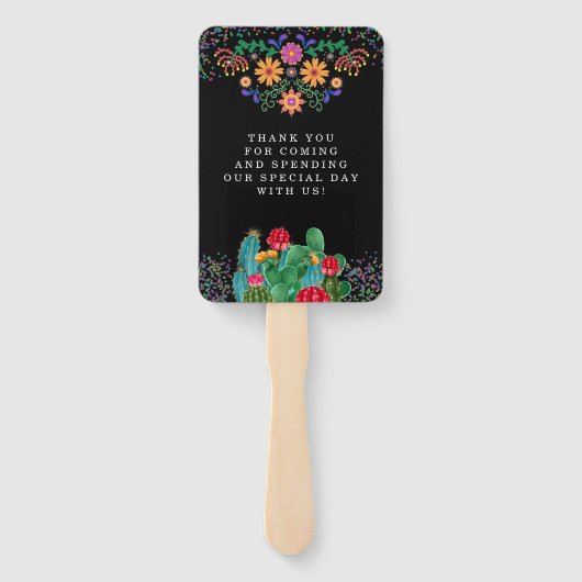 フィエスタメキシ結婚コの感謝 ハンドファン (裏面)