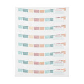 フィエスタメ男女兼用キシカンテーマ差出人住所 ラップアラウンドラベル (シート)