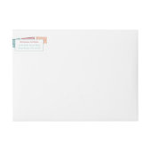 フィエスタメ男女兼用キシカンテーマ差出人住所 ラップアラウンドラベル (正面)