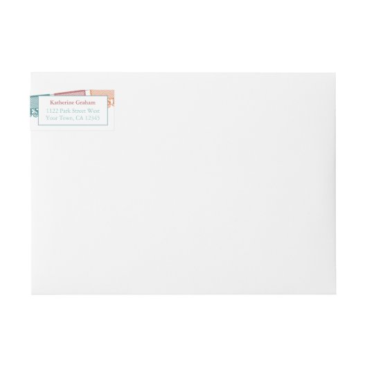 フィエスタメ男女兼用キシカンテーマ差出人住所 ラップアラウンドラベル (正面)