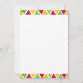 フィエスタモダンサボタコス'赤ちゃんのシャワーを取る サンキューカード (裏面)