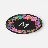 フィエスタモノグラム紙プレート ペーパープレート (アングル)