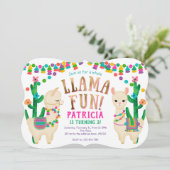 フィエスタラマおもしろい誕生日パーティー招待 招待状 (スタンド正面)