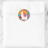 フィエスタラマチンコデマヨバースデーパーティーの好意 ラウンドシール (バッグ)