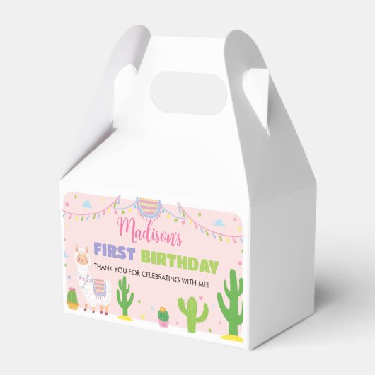 フィエスタラマ誕生日パーティーフェイスボックス フェイバーボックス (裏面サイド)