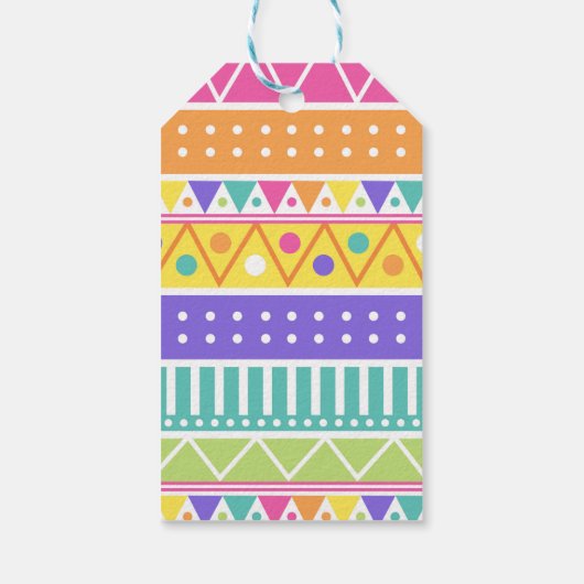 フィエスタラマ赤ちゃんシャワー誕生日パーティーの好意 ギフトタグ (裏面)