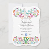 フィエスタリハーサルディナーラマフォークフラワースカッティ 招待状 (正面)