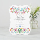 フィエスタリハーサルディナーラマフォークフラワースカッティ 招待状 (スタンド正面)