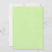 フィエスタリハーサルディナー、メキシコテーマフローラ 招待状 (裏面)