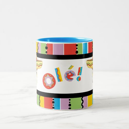 フィエスタロングコートチワワ ツートーンマグカップ (中央)