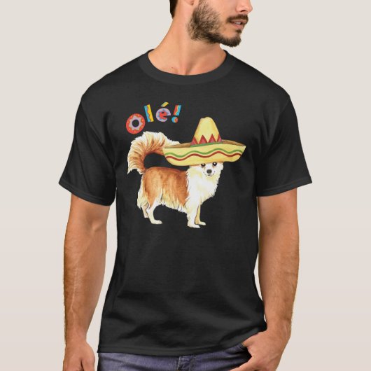 フィエスタロングコートチワワ Tシャツ (正面)