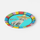 フィエスタワイマラナー紙プレート ペーパープレート (アングル)