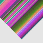 フィエスタ伝統的メキシコ毛布セラプピンク 薄葉紙 (詳細)