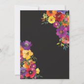 フィエスタ刺繍水彩フローラキンセアニェライン 招待状 (裏面)