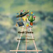 フィエスタ卒業パーティーウェルカム アクリルサイン (ニュートラル)