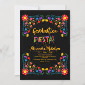 フィエスタ卒業パーティー、メキシコテーマ卒業 招待状 (正面)
