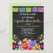 フィエスタ卒業パーティー、メキシコテーマ卒業 招待状 (正面/裏面)